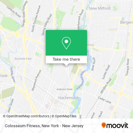 Colosseum Fitness map