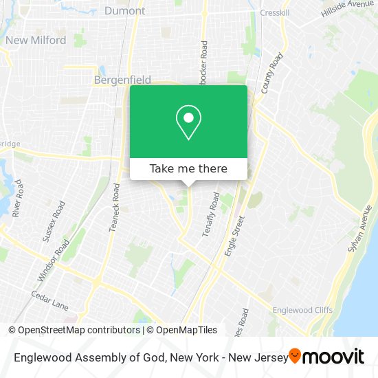 Englewood Assembly of God map