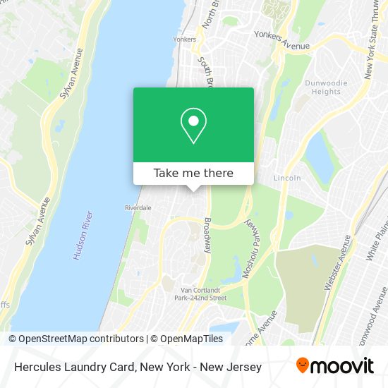 Mapa de Hercules Laundry Card