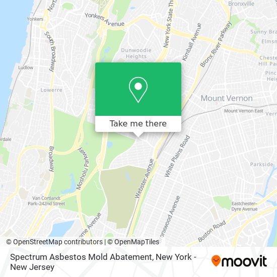 Mapa de Spectrum Asbestos Mold Abatement