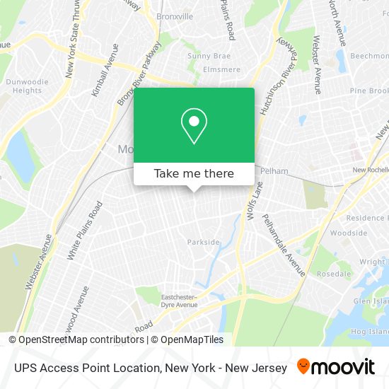 Mapa de UPS Access Point Location