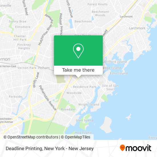 Mapa de Deadline Printing