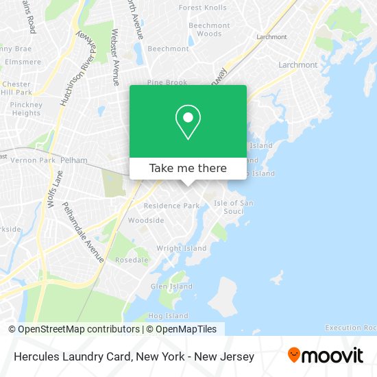 Mapa de Hercules Laundry Card