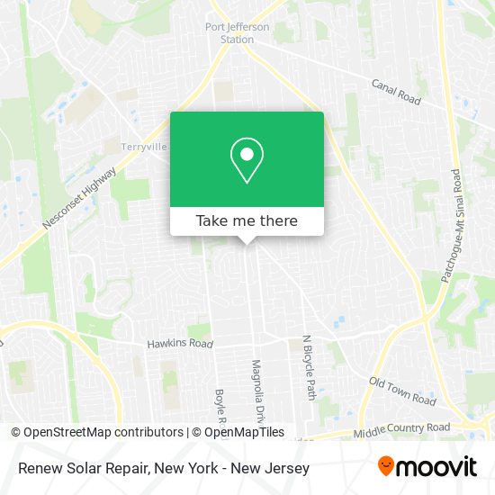 Renew Solar Repair map