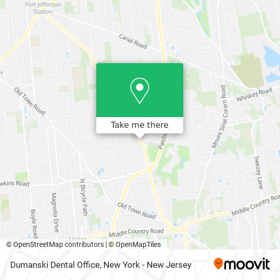 Mapa de Dumanski Dental Office