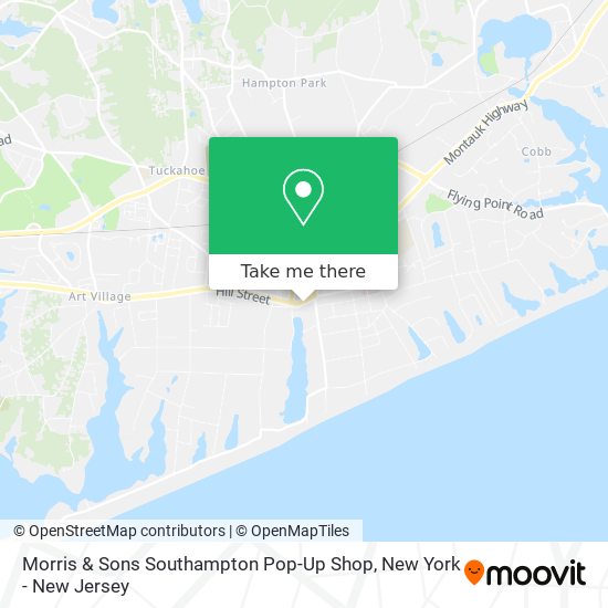 Morris & Sons Southampton Pop-Up Shop map
