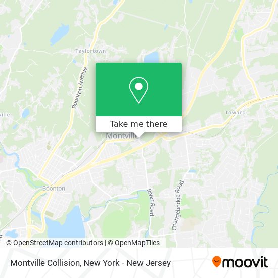 Montville Collision map