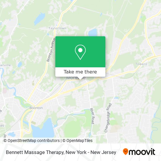 Mapa de Bennett Massage Therapy
