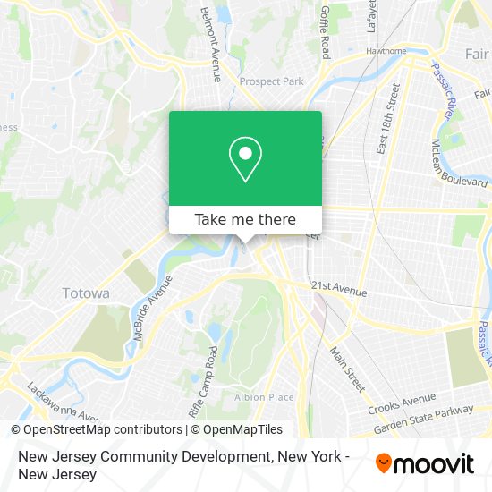 New Jersey Community Development map