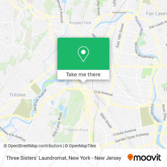 Three Sisters' Laundromat map