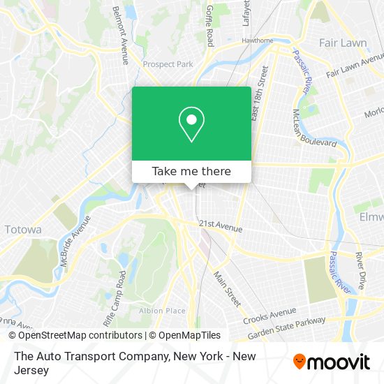 The Auto Transport Company map