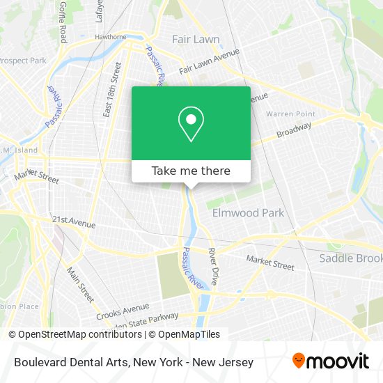 Mapa de Boulevard Dental Arts