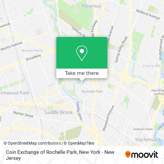 Mapa de Coin Exchange of Rochelle Park