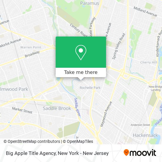 Mapa de Big Apple Title Agency