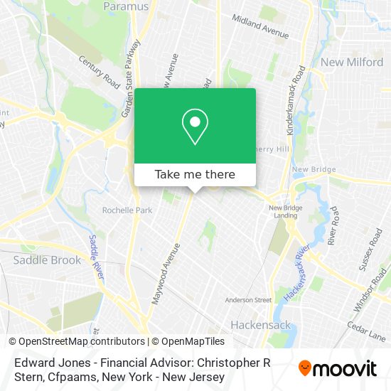 Mapa de Edward Jones - Financial Advisor: Christopher R Stern, Cfpaams