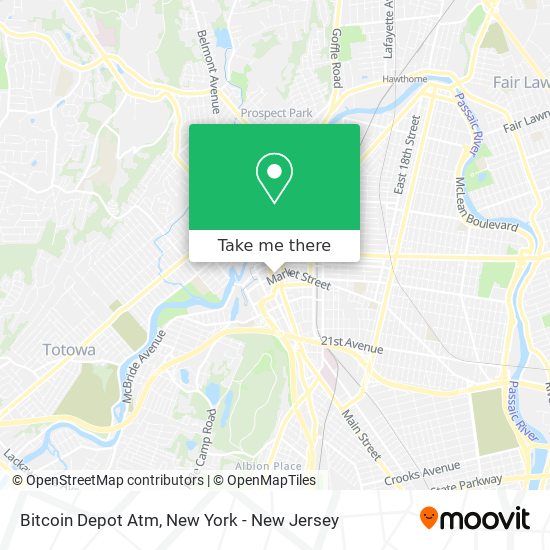 Mapa de Bitcoin Depot Atm