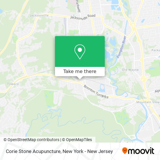 Corie Stone Acupuncture map