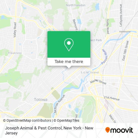 Joseph Animal & Pest Control map