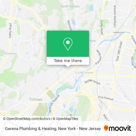 Gerena Plumbing & Heating map