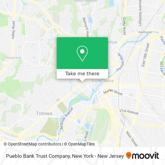 Pueblo Bank Trust Company map