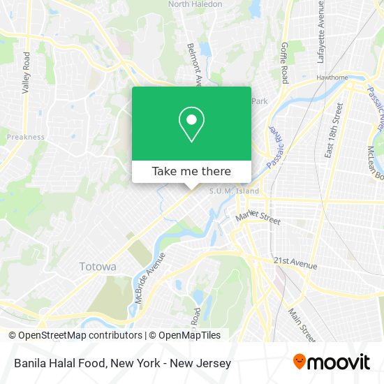 Banila Halal Food map