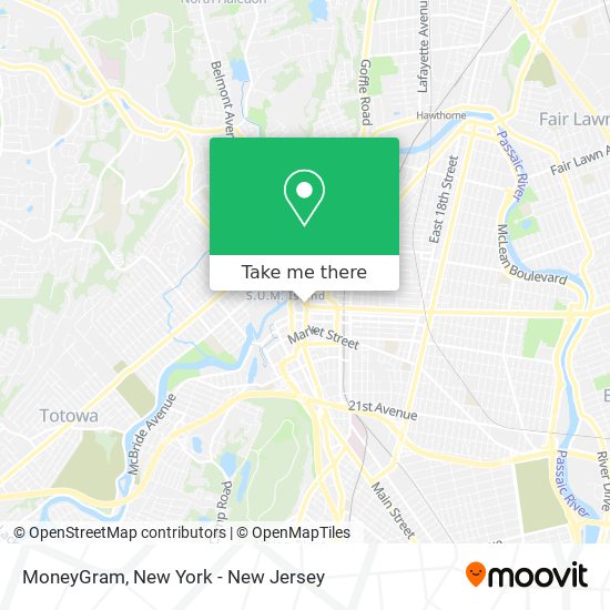 MoneyGram map