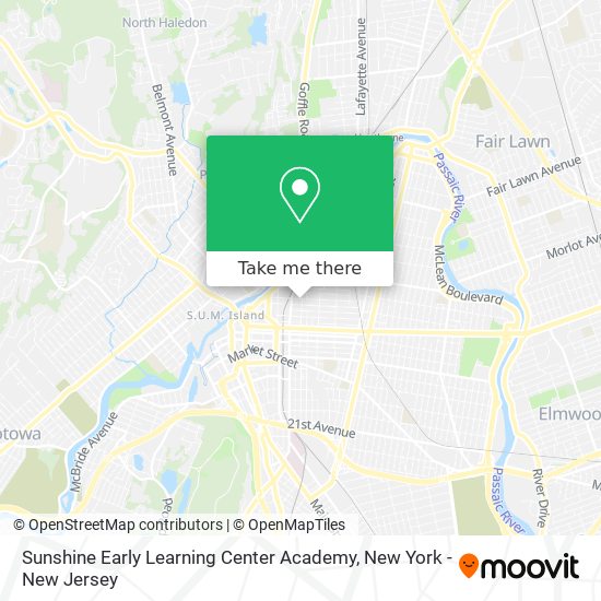 Sunshine Early Learning Center Academy map