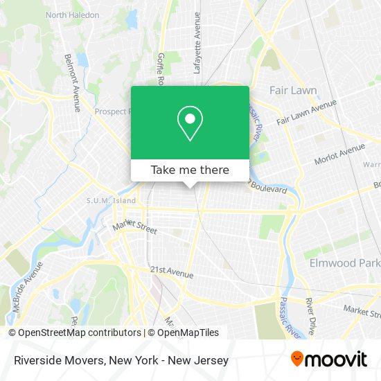 Riverside Movers map