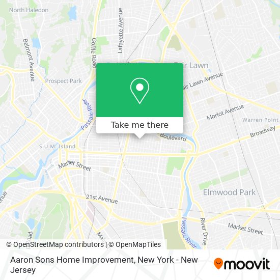 Aaron Sons Home Improvement map