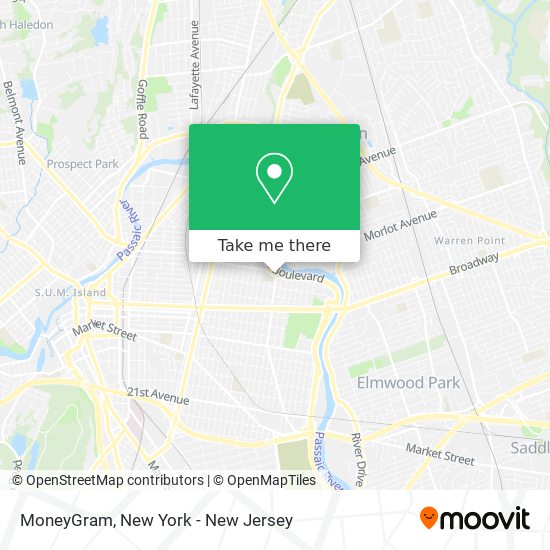 MoneyGram map