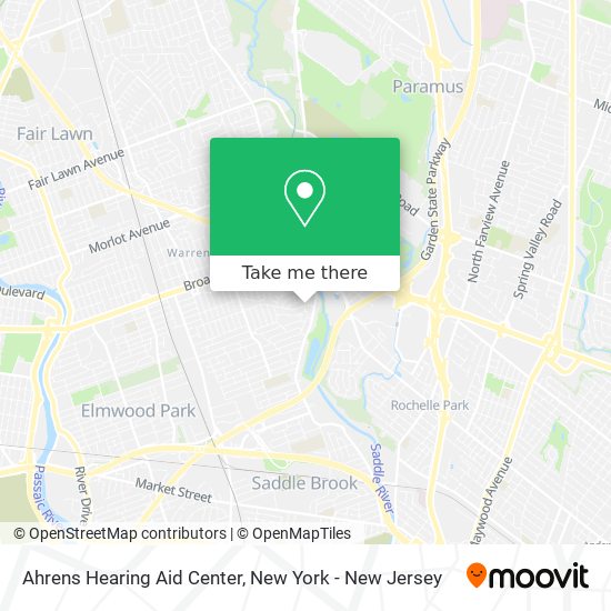 Mapa de Ahrens Hearing Aid Center