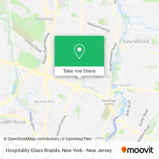 Hospitality Glass Brands map