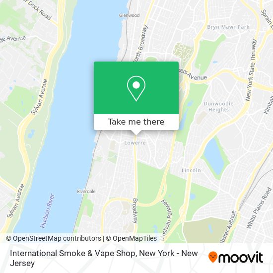 Mapa de International Smoke & Vape Shop