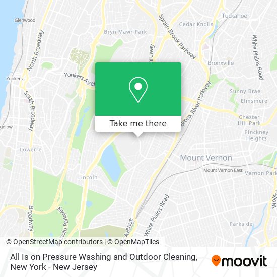 Mapa de All Is on Pressure Washing and Outdoor Cleaning