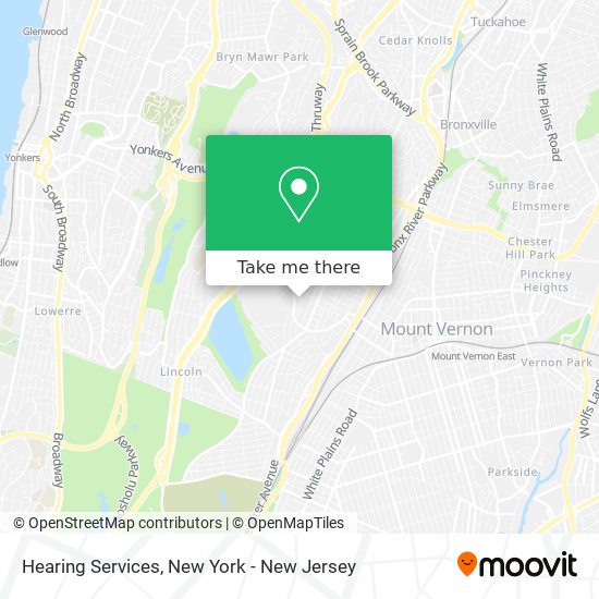 Hearing Services map