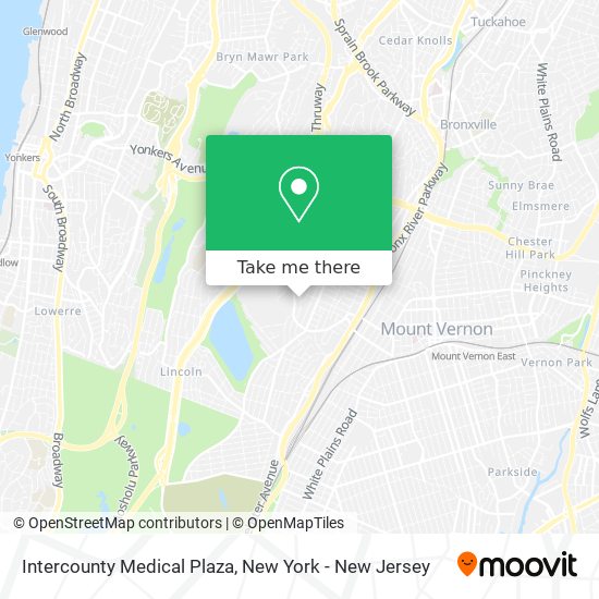 Intercounty Medical Plaza map