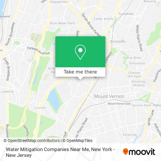 Water Mitigation Companies Near Me map