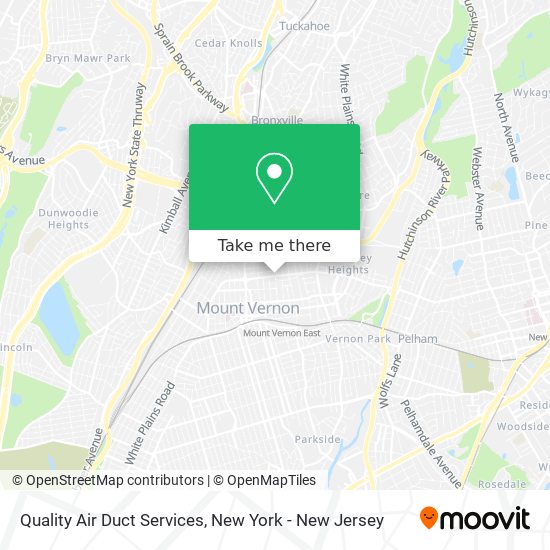 Quality Air Duct Services map