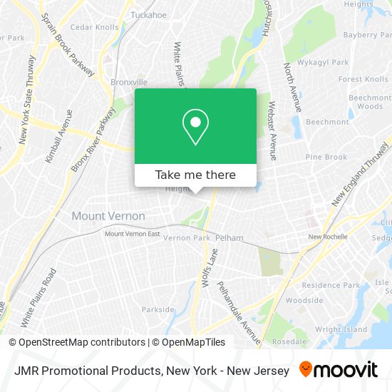Mapa de JMR Promotional Products