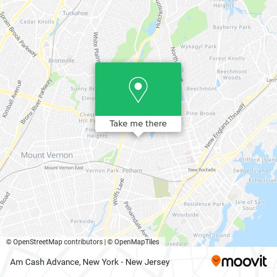 Am Cash Advance map