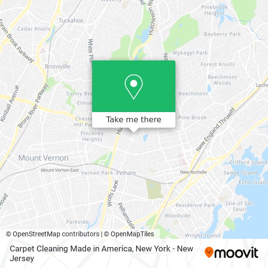 Carpet Cleaning Made in America map