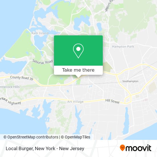 Mapa de Local Burger