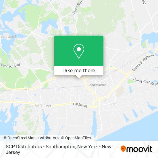 SCP Distributors - Southampton map