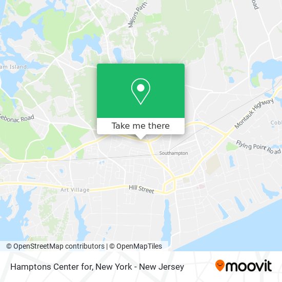 Hamptons Center for map