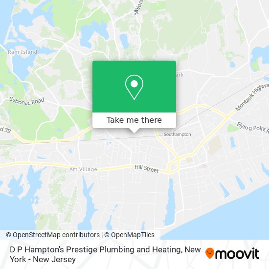 D P Hampton's Prestige Plumbing and Heating map