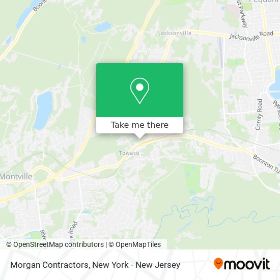 Morgan Contractors map