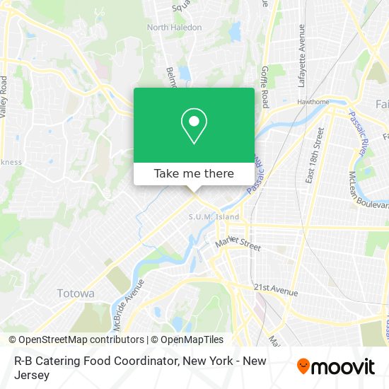 R-B Catering Food Coordinator map