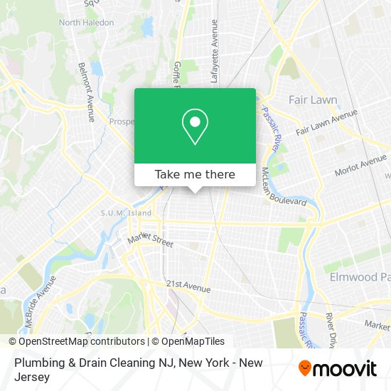 Plumbing & Drain Cleaning NJ map