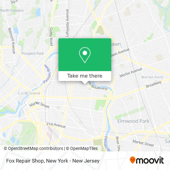 Mapa de Fox Repair Shop