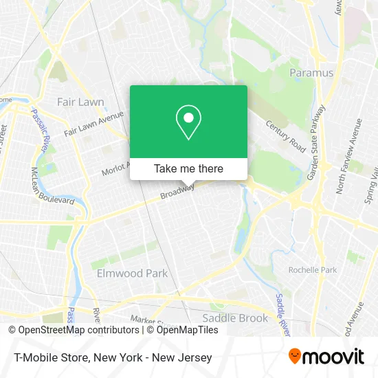 T-Mobile Store map